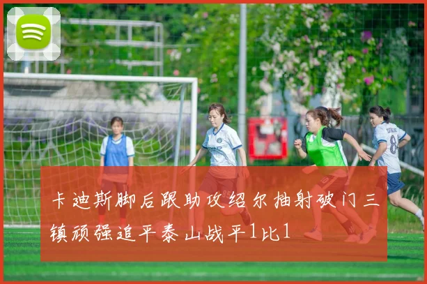卡迪斯脚后跟助攻绍尔抽射破门三镇顽强追平泰山战平1比1
